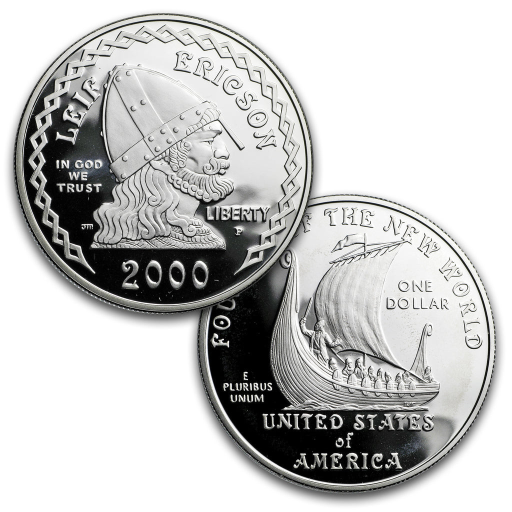 Leif Ericson Proof Set Obverse