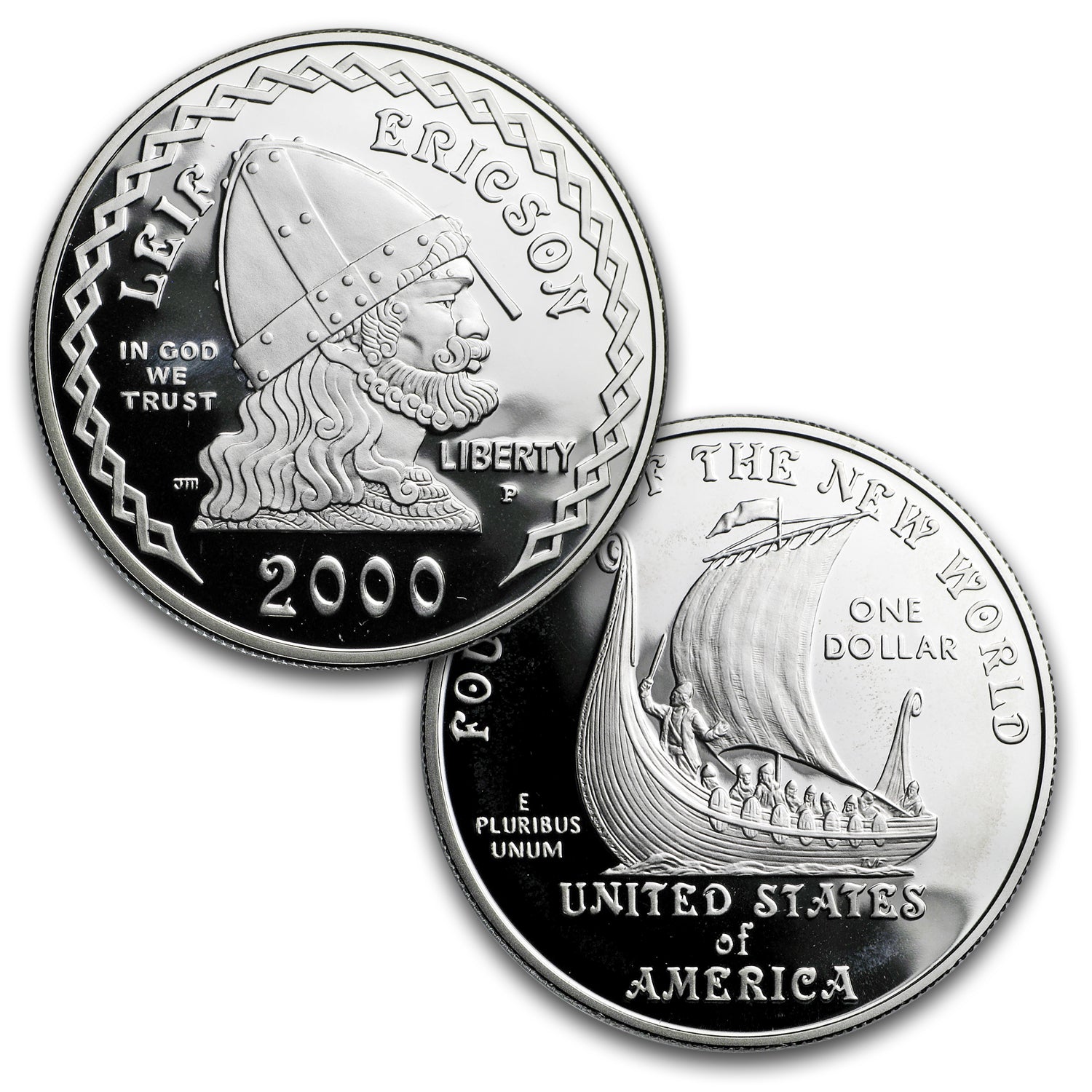 Leif Ericson Proof Set Obverse