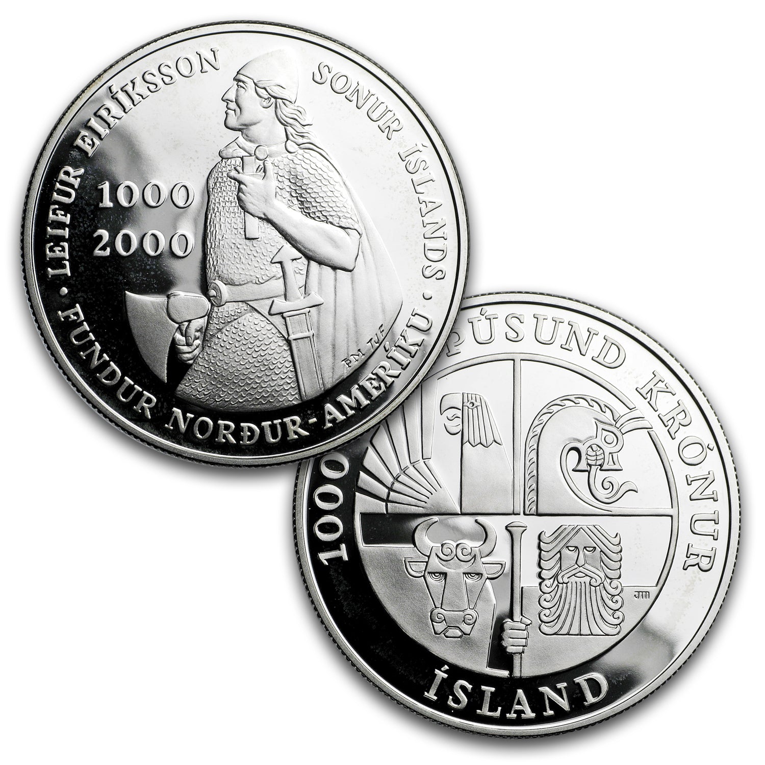 Leif Ericson Proof Set Reverse