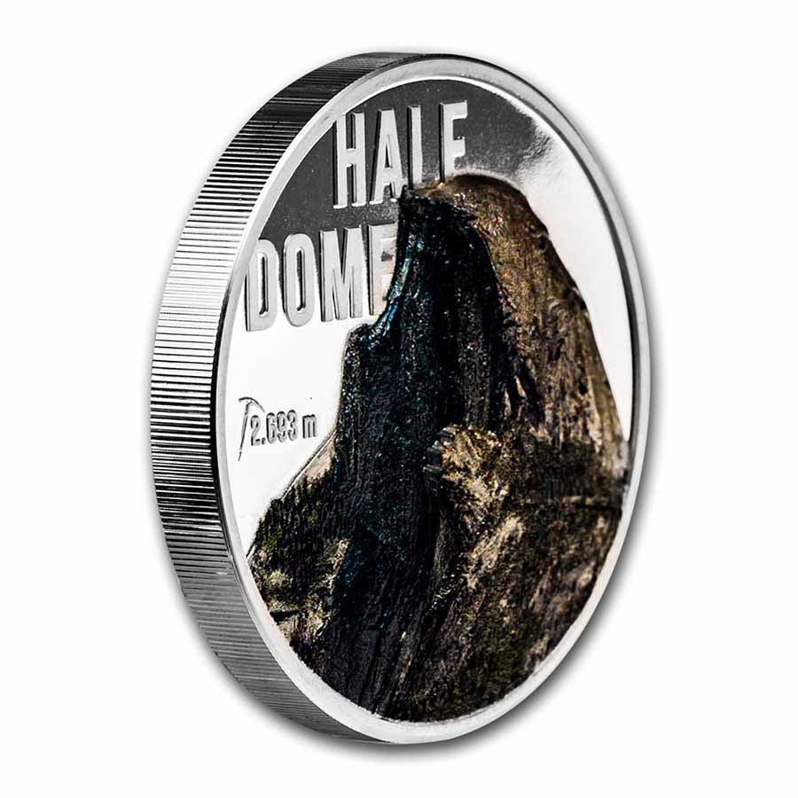 2023 Cook Islands 2 oz Silver Proof Mountains Half Dome obverse