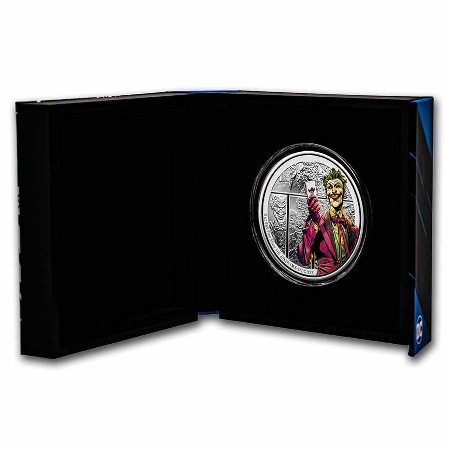 2023 Niue 3 oz Silver Coin $10 DC Villains: THE JOKER™ Reverse