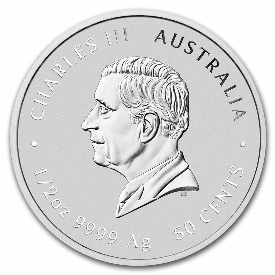 2025 Australia 1/2 oz Silver Lunar Snake BU obverse