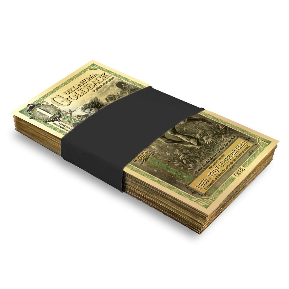 Oklahoma 1 Goldback (100 Pack)