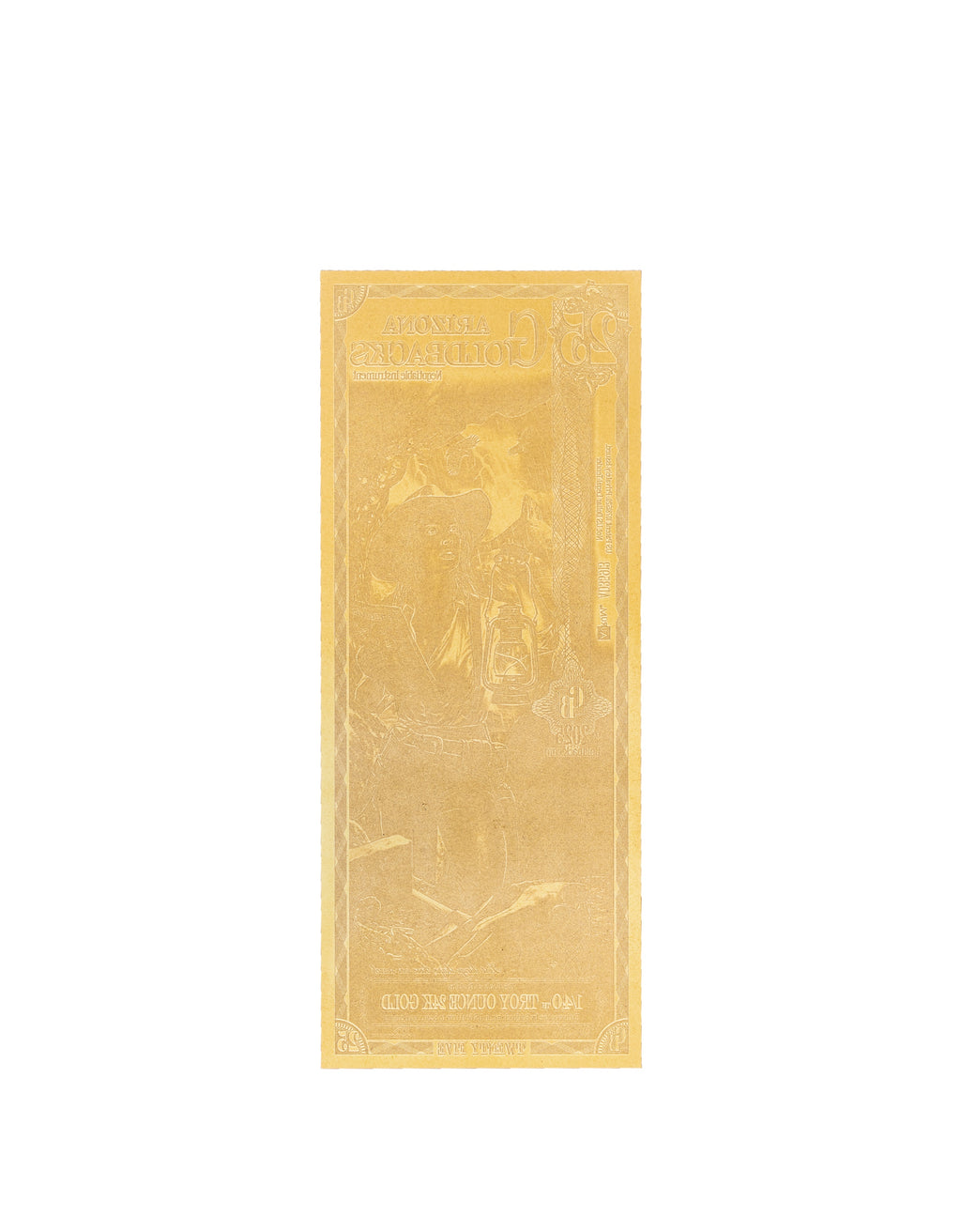 Arizona 25 Goldback — back