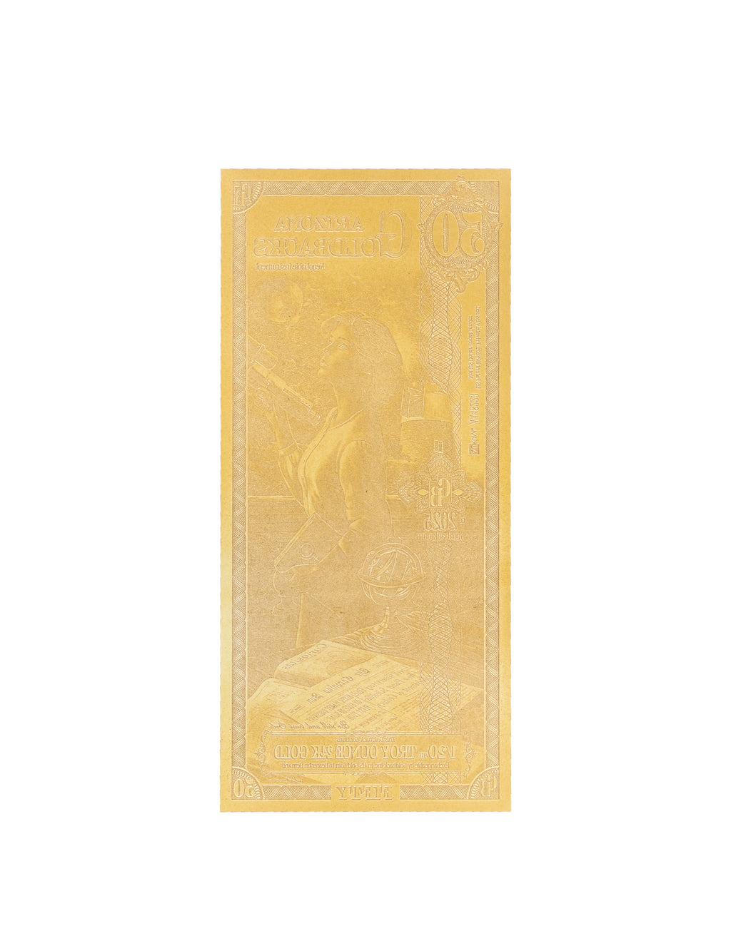 Arizona 50 Goldback — back