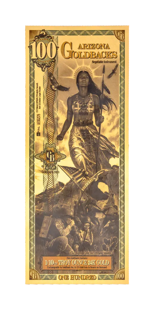 Arizona 100 Goldback