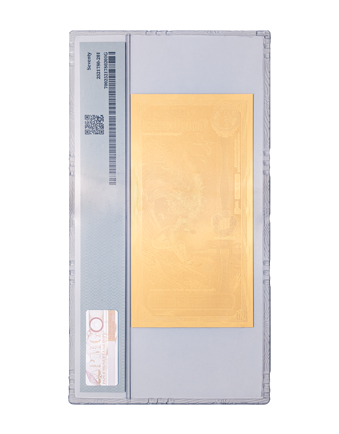 Limited Early Release (LER) California 3 Goldback Graded, 3/1000 troy ounce 24k gold