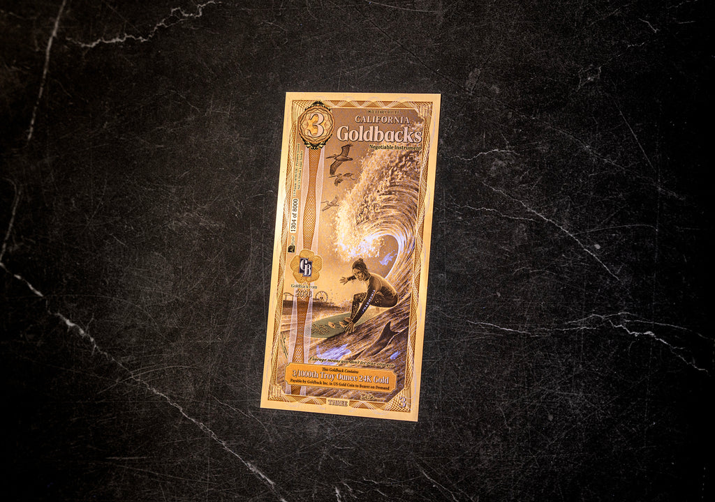 California 3 Goldback Limited Early Release (LER) Graded