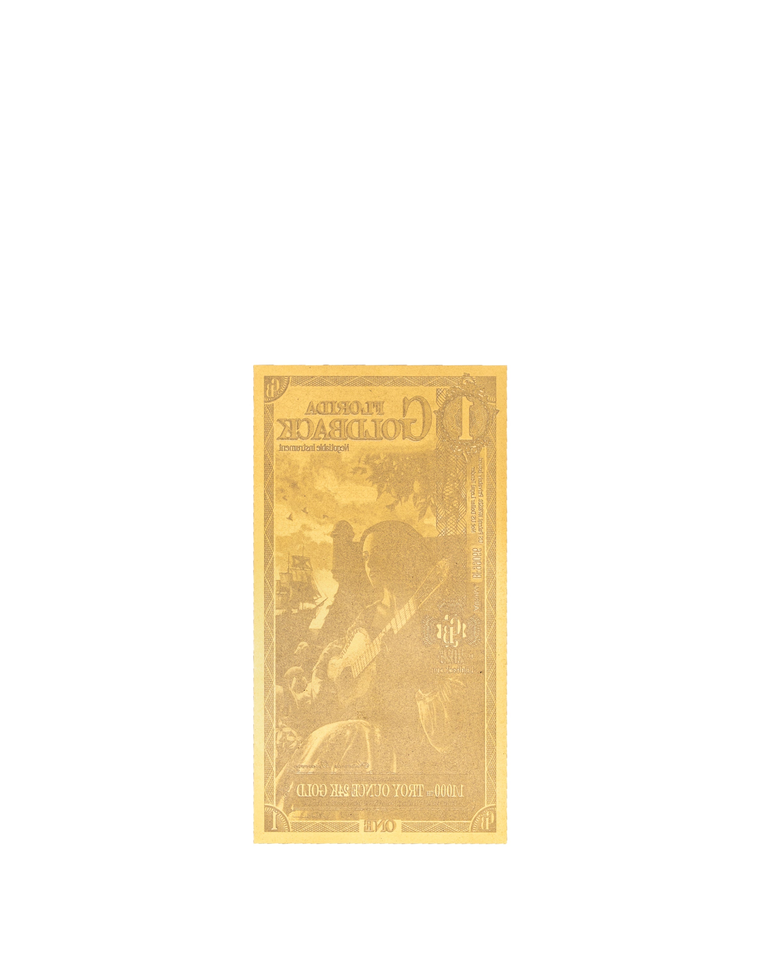 Florida 1 Goldback — back