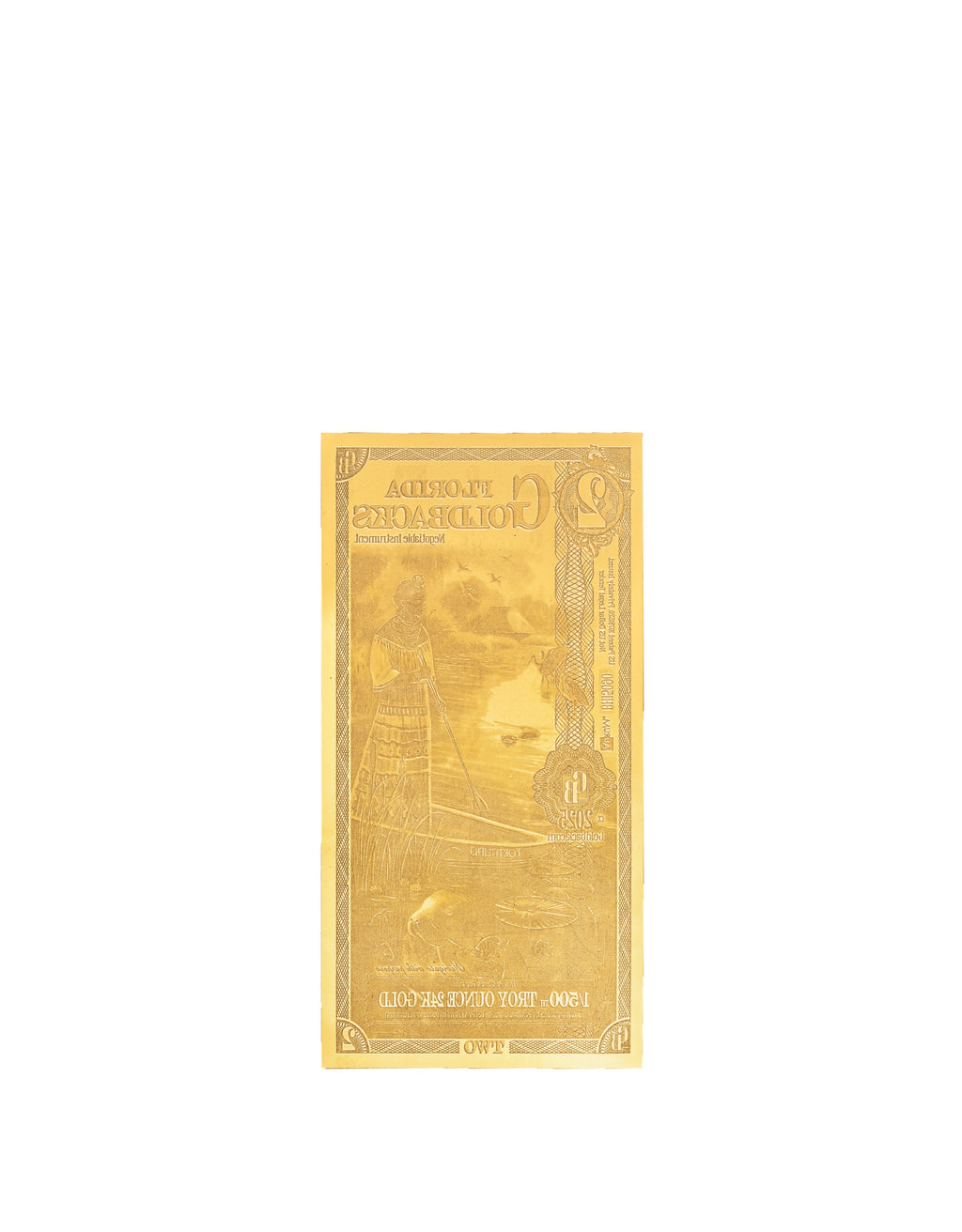 Florida 2 Goldback — back