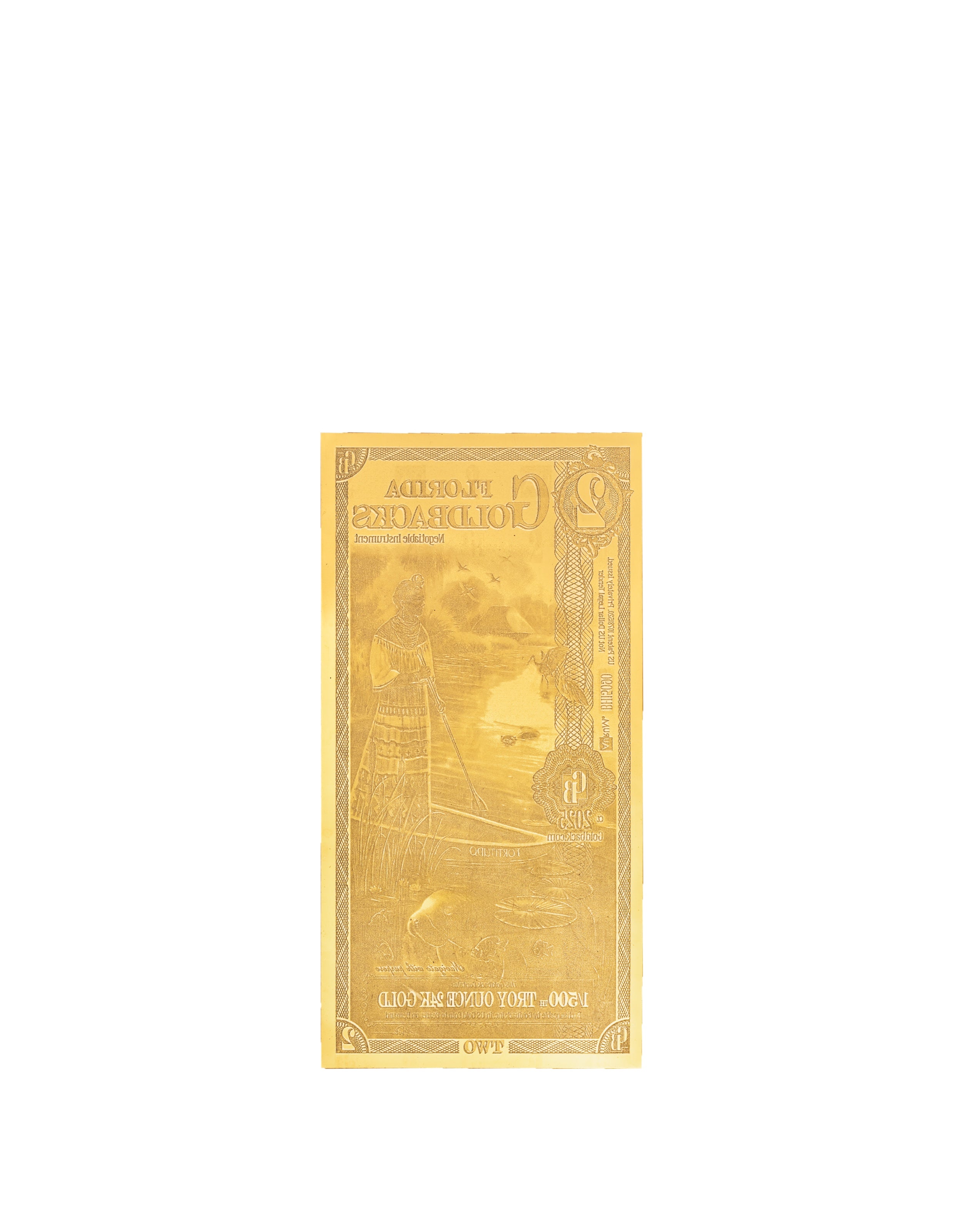 Florida 2 Goldback — back
