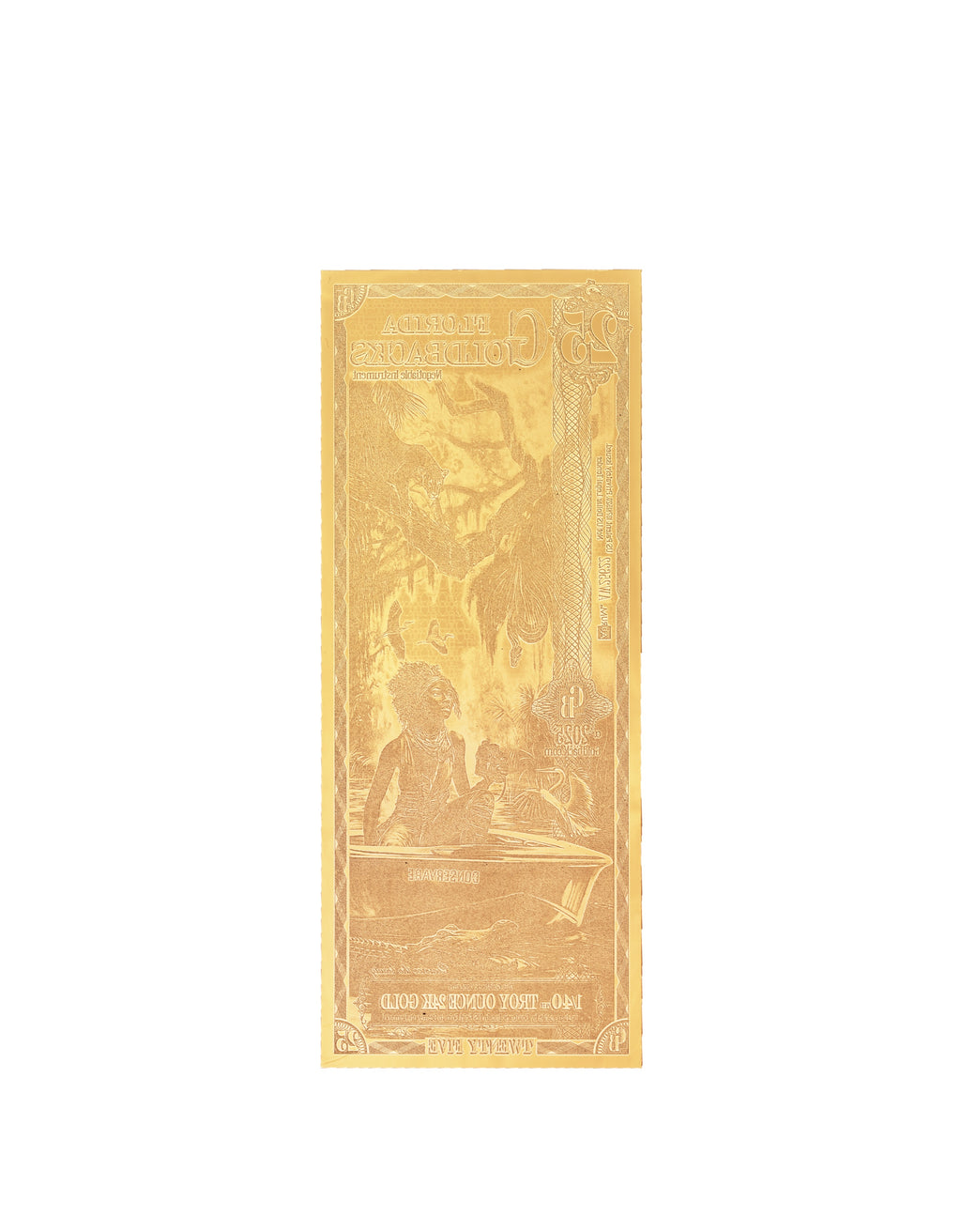 Florida 25 Goldback — back