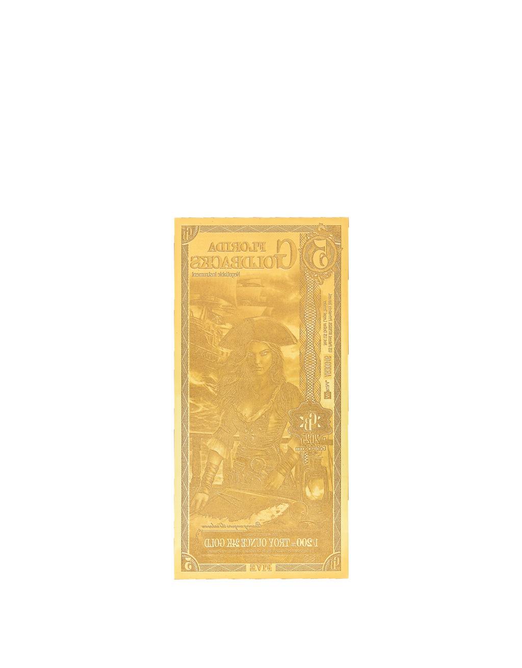 Florida 5 Goldback — back