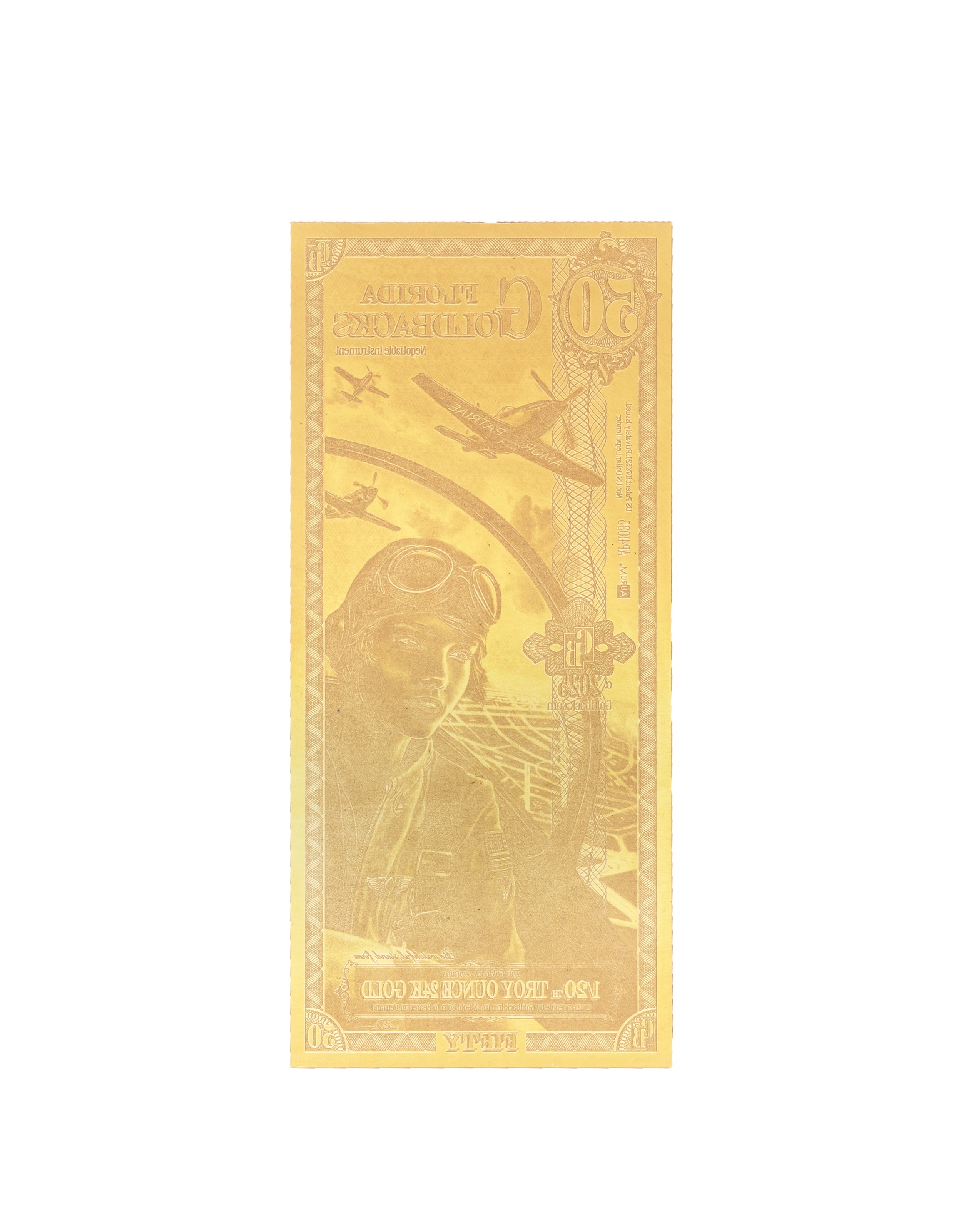 Florida 50 Goldback — back