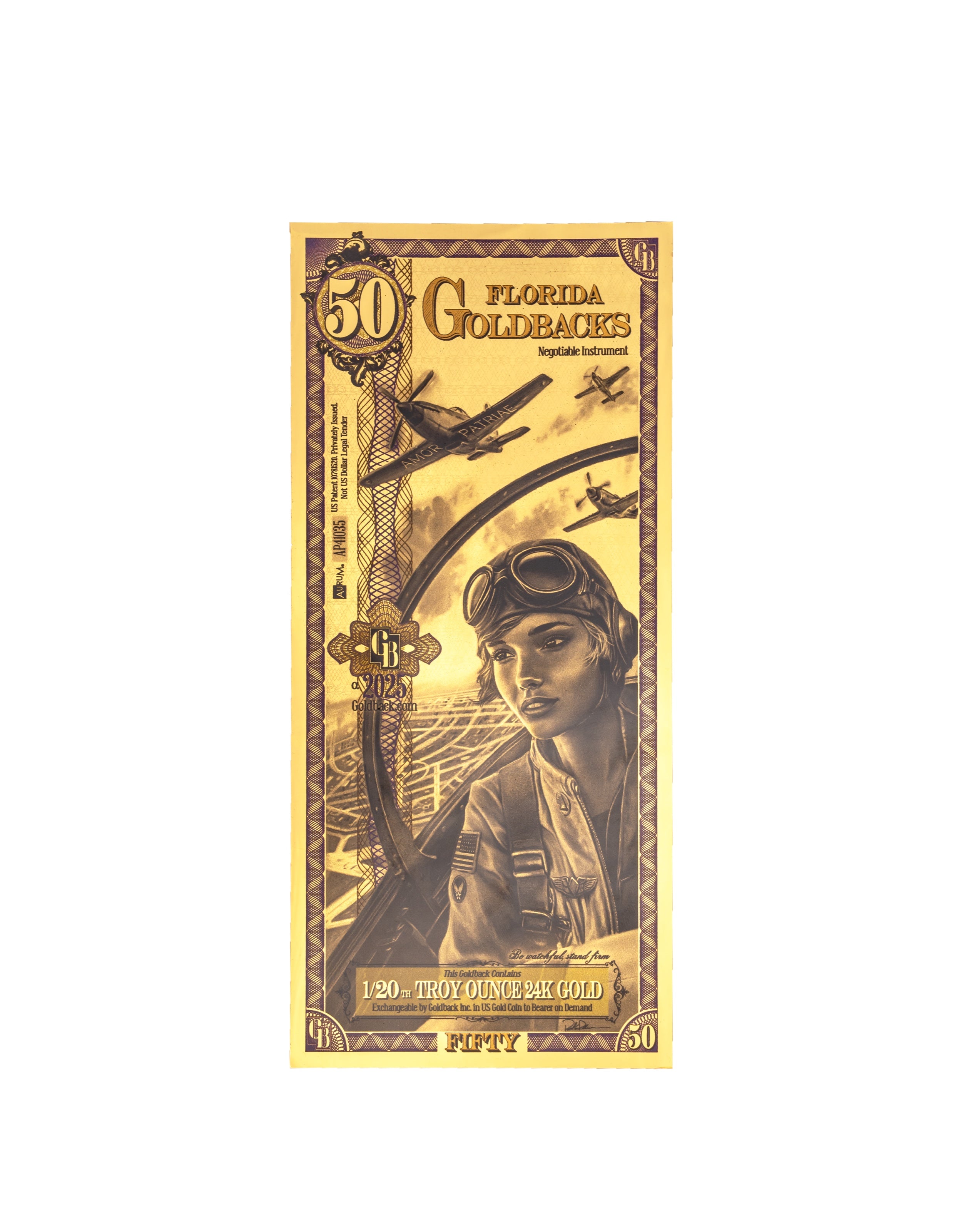 Florida 50 Goldback — front