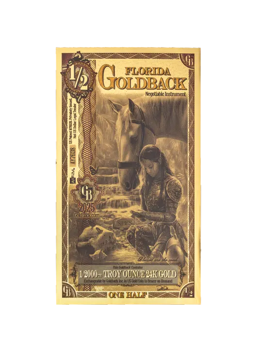 Florida 1/2 Goldback (100 Pack)