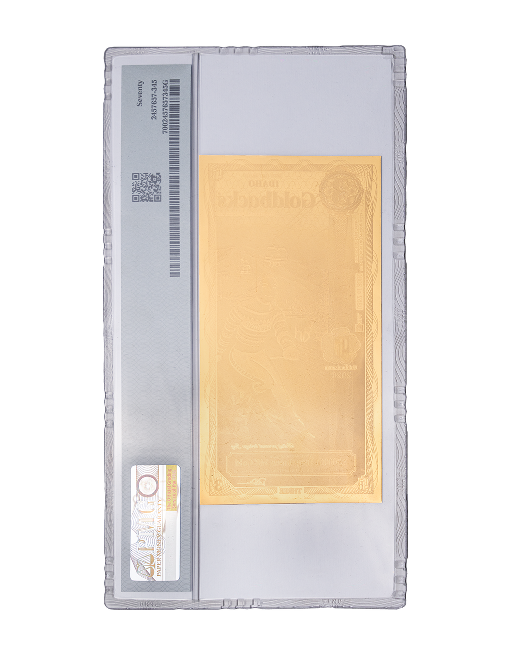 Limited Early Release (LER) Idaho 3 Goldback, 3/1000 troy ounce 24k gold