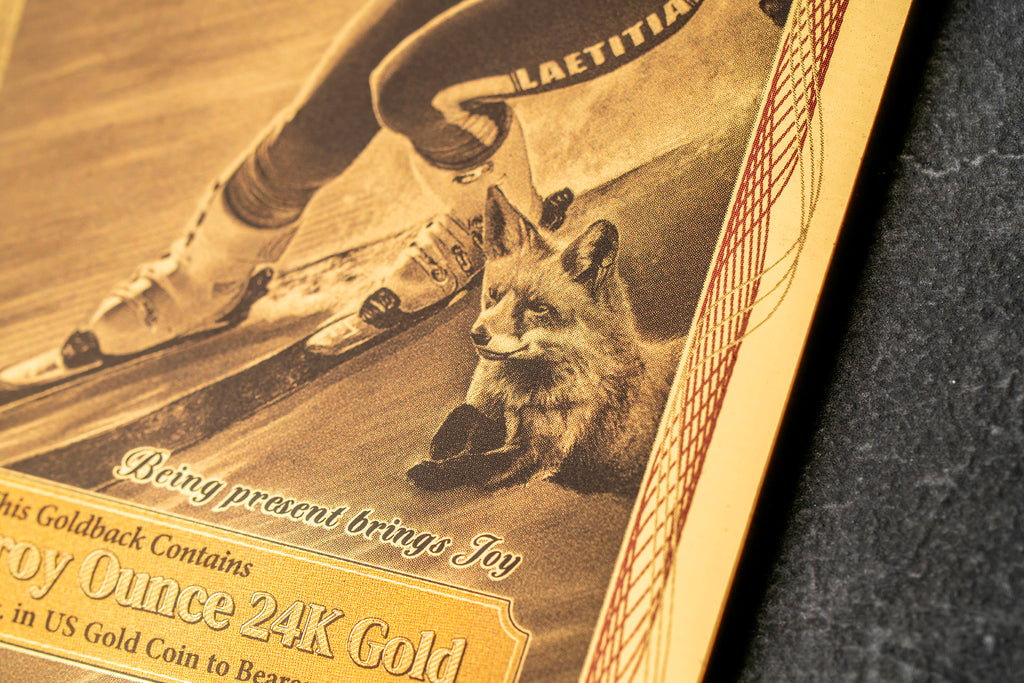 Limited Early Release (LER) Idaho 3 Goldback, 3/1000 troy ounce 24k gold
