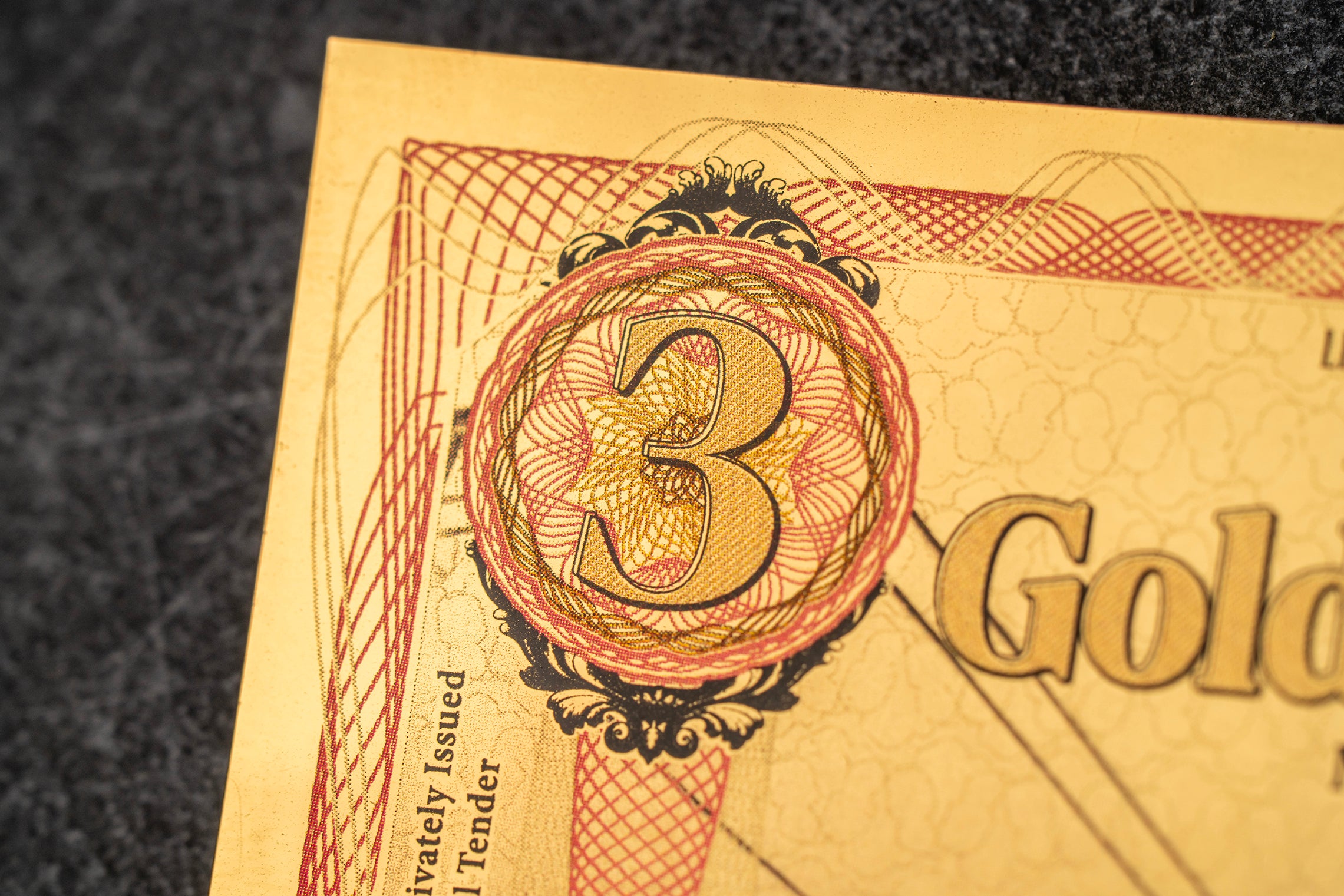 Limited Early Release (LER) Idaho 3 Goldback, 3/1000 troy ounce 24k gold