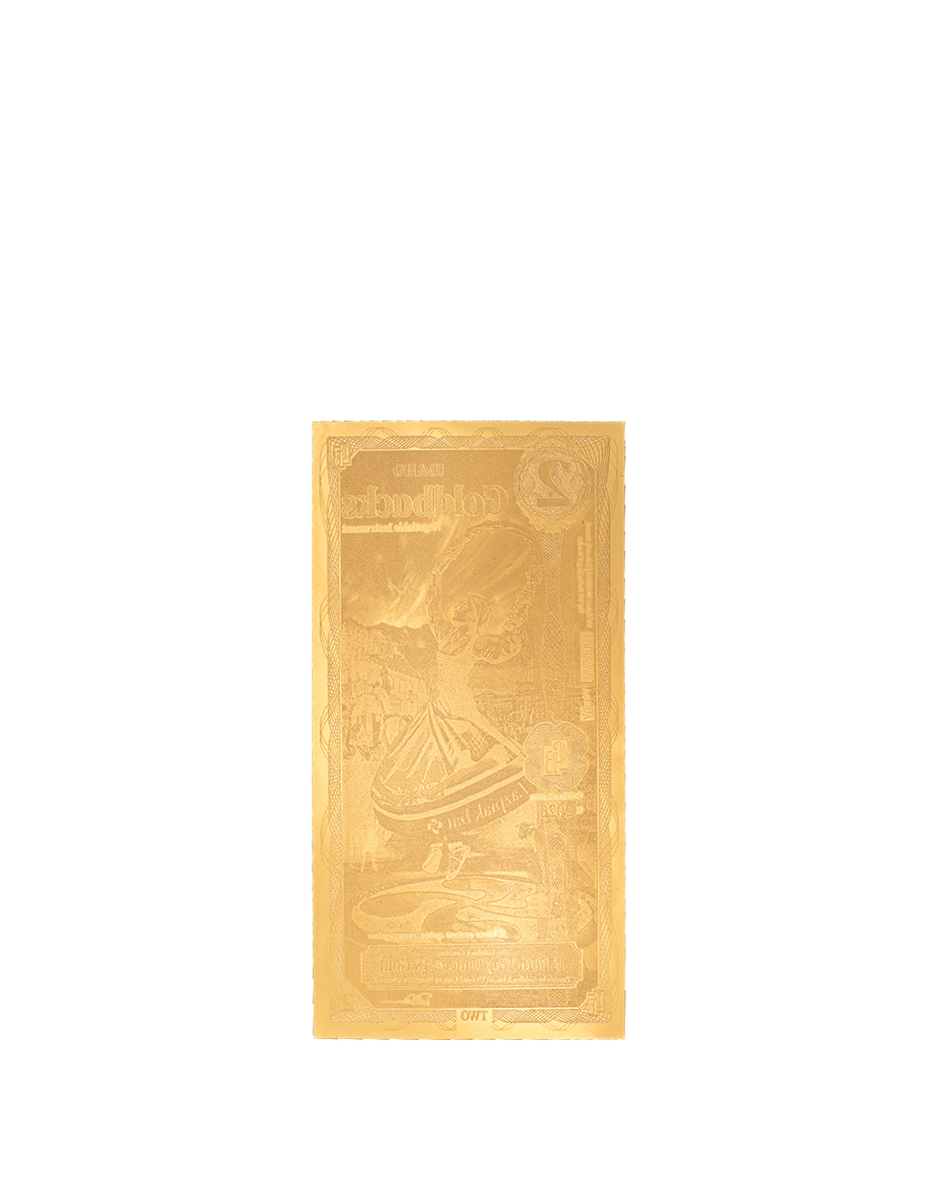 Idaho 2 Goldback, 1/500 troy ounce 24k gold
