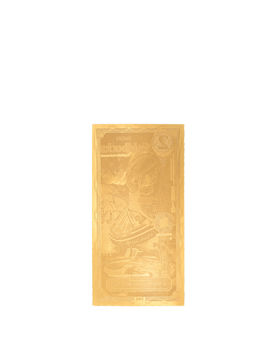 Idaho 2 Goldback, 1/500 troy ounce 24k gold