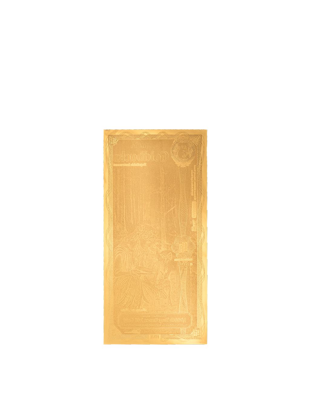 Idaho 5 Goldback, 1/200 troy ounce 24k gold