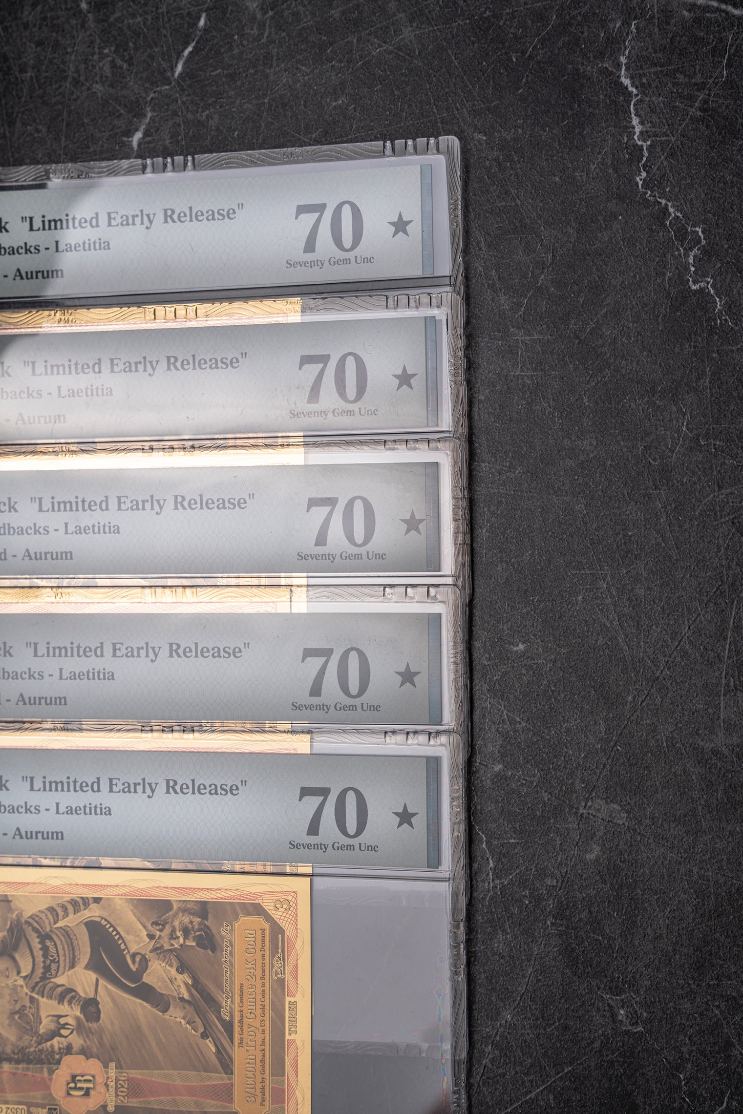 Limited Early Release (LER) Idaho 3 Goldback, 3/1000 troy ounce 24k gold