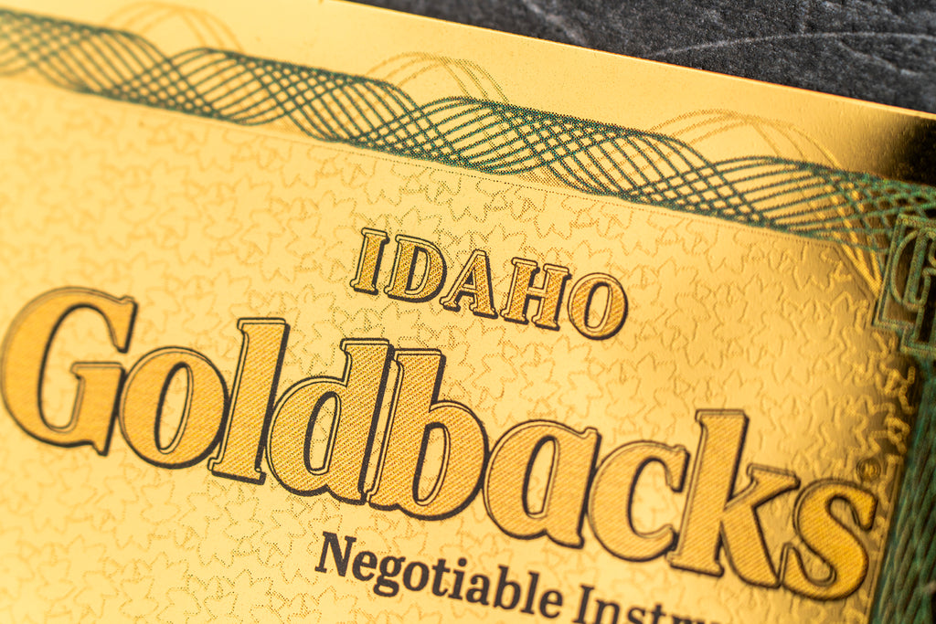 Idaho 100 Goldback, 1/10 troy ounce 24k gold