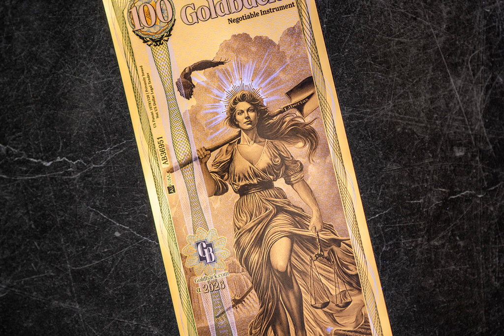 Idaho 100 Goldback, 1/10 troy ounce 24k gold