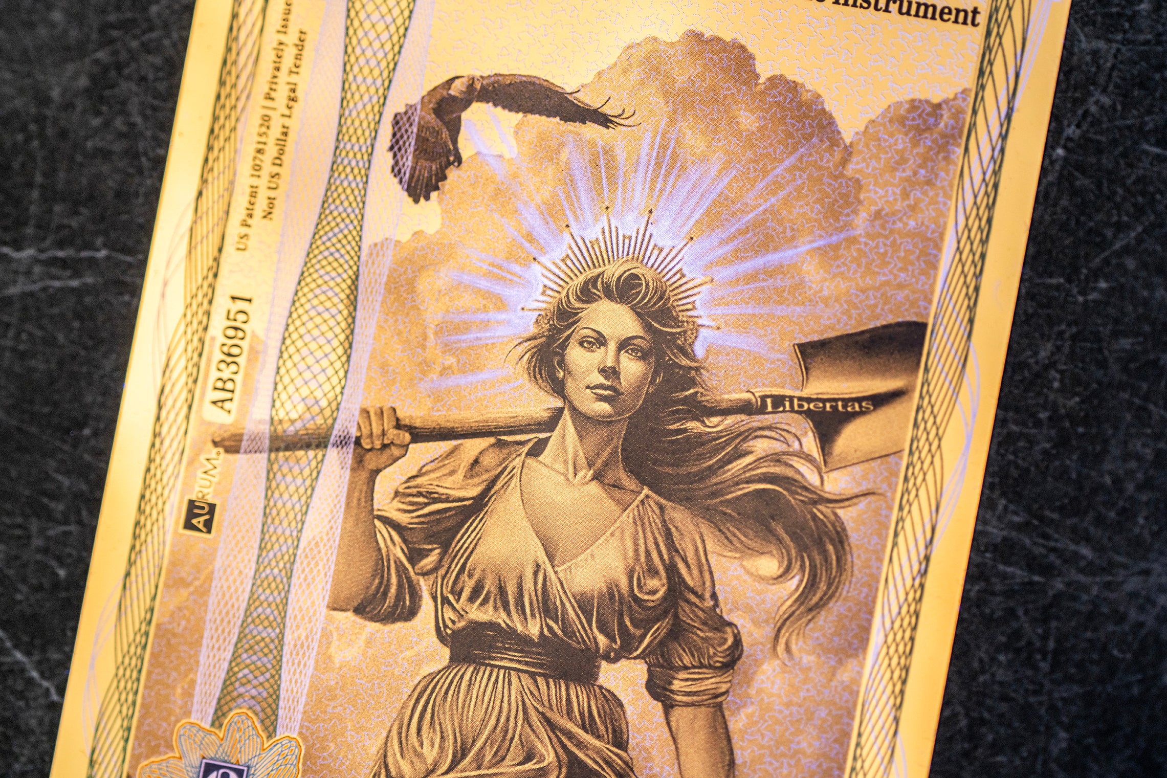 Idaho 100 Goldback, 1/10 troy ounce 24k gold