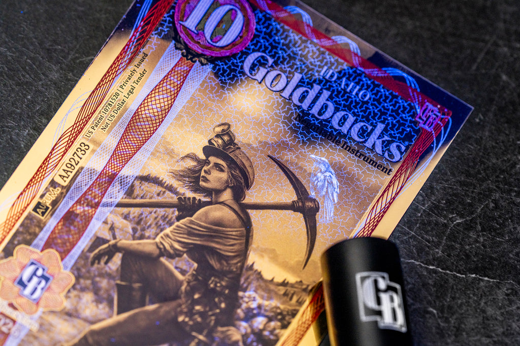 Idaho 10 Goldback, 1/100 troy ounce 24k gold
