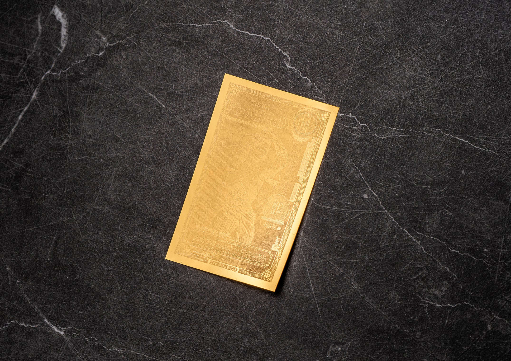 Idaho 1/4 Goldback, 1/4000 troy ounce 24k gold (100 units, 25 face value)