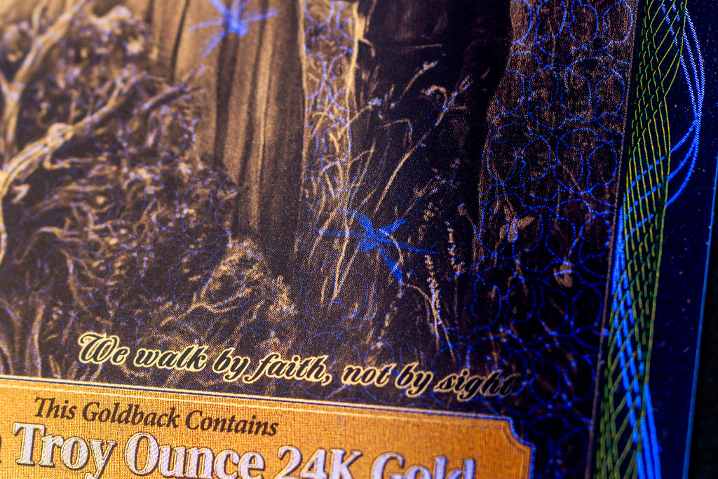 Idaho 1 Goldback, 1/1000 troy ounce 24k gold