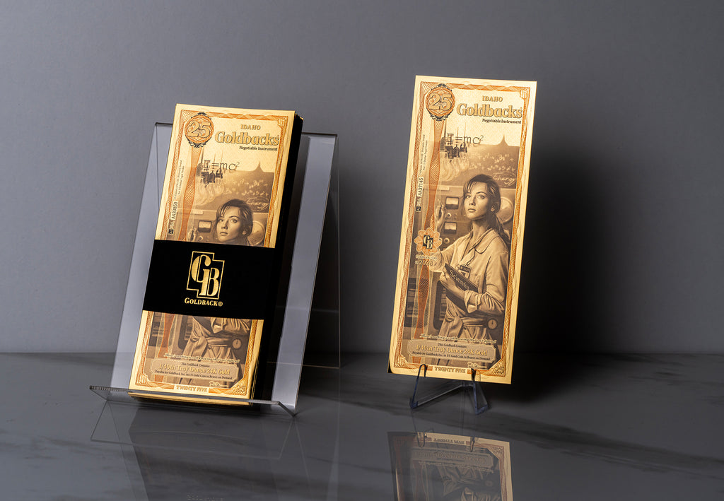 Idaho 25 Goldback, 1/40 troy ounce 24k gold