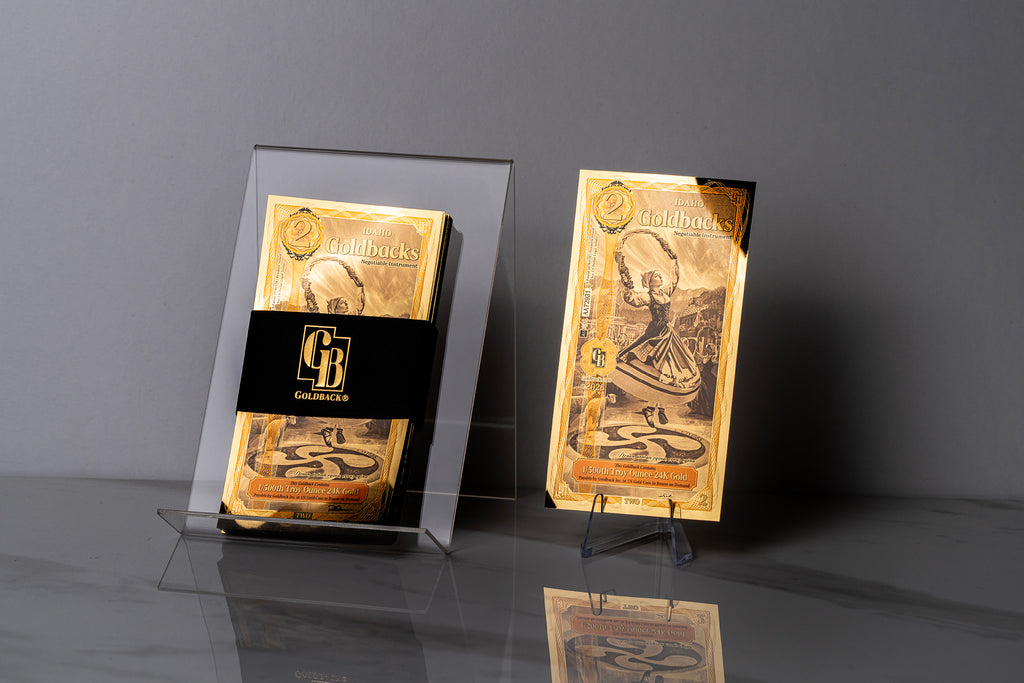 Idaho 2 Goldback, 1/500 troy ounce 24k gold