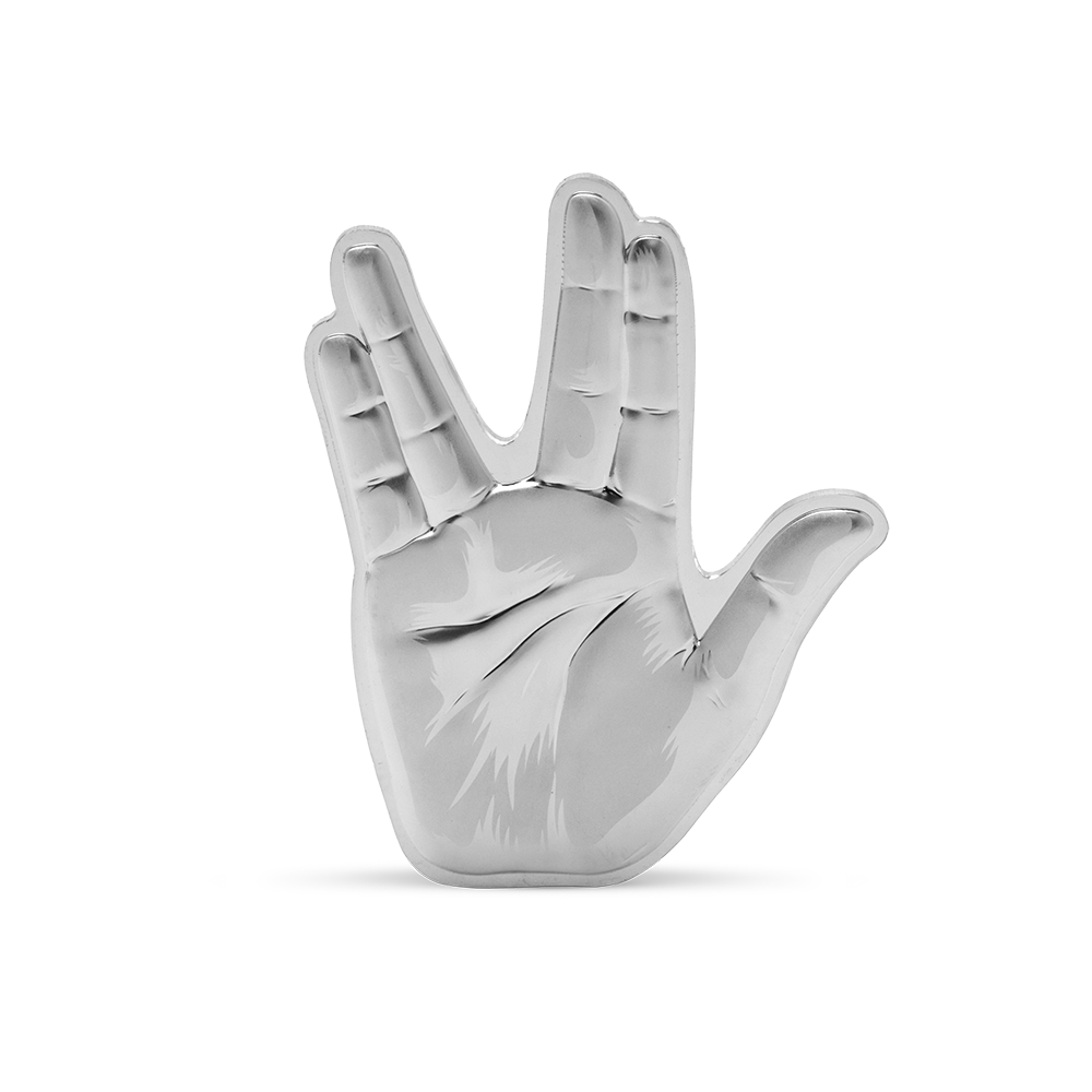 Star Trek The Vulcan Salute coin front
