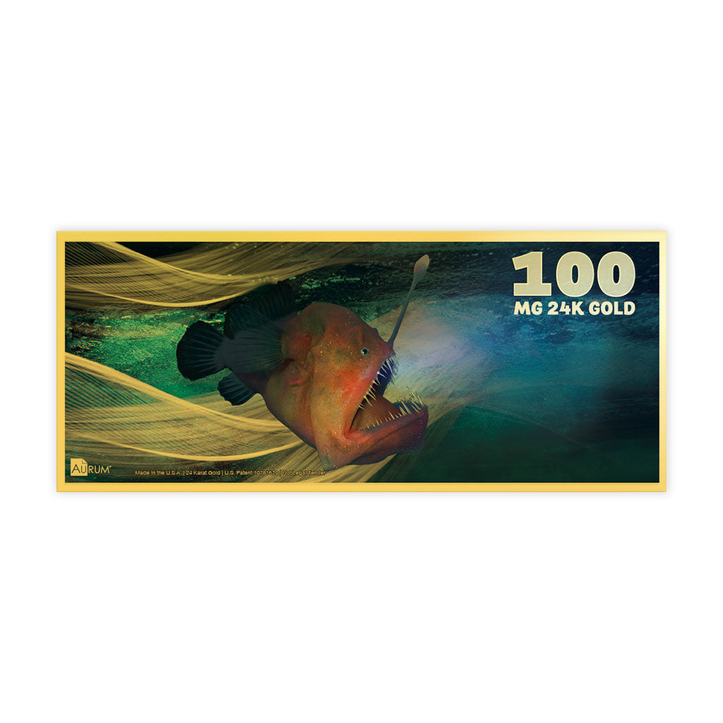 Bioluminescence Series Anglerfish Aurum 100mg 24k gold note