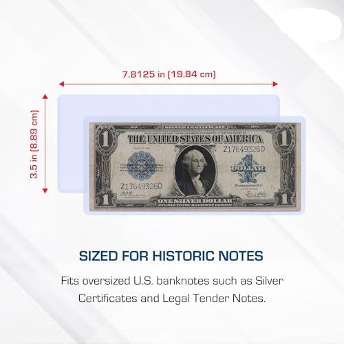 BCW rigid PVC currency topload holder close-up