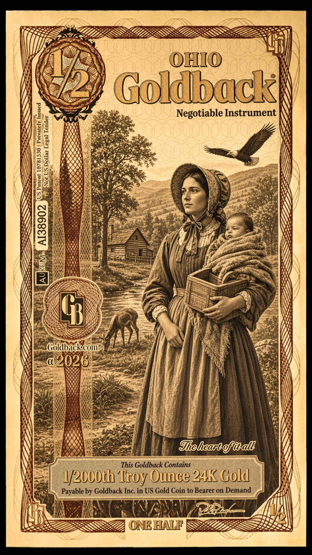 Ohio 1/2 Goldback