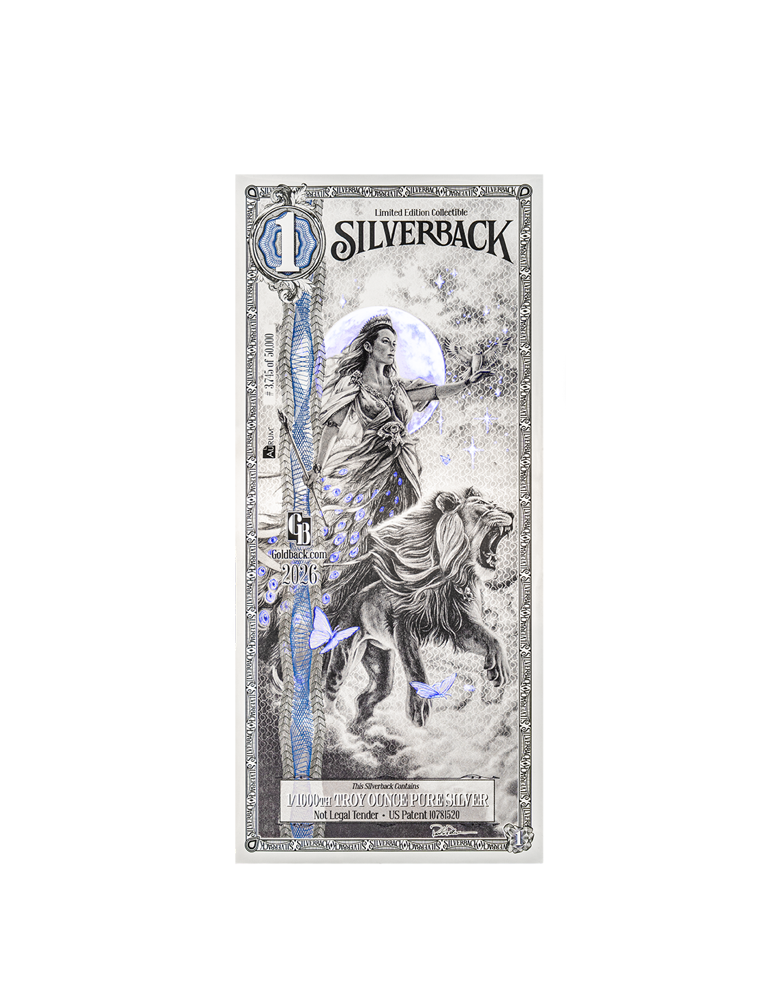2026 Hera Silverback Standard under UV light