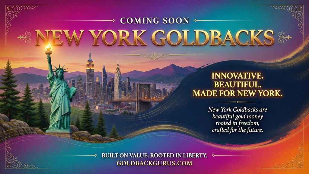 New York 2 Goldback, 1/500 troy ounce 24k gold — Coming Soon