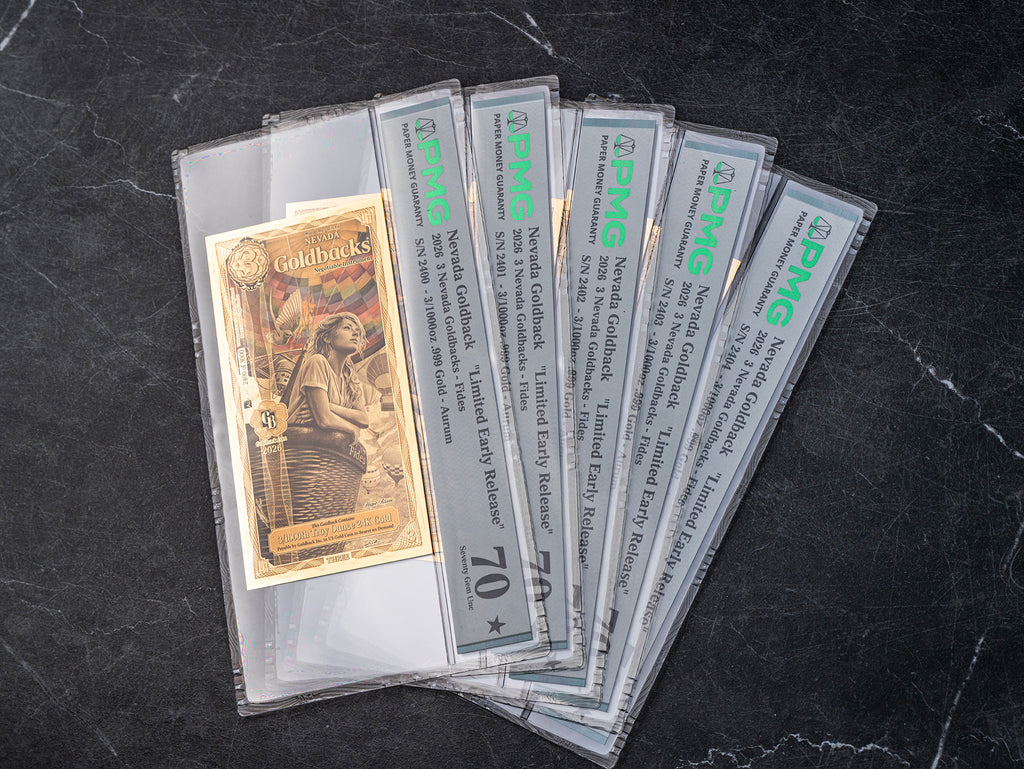 Limited Early Release Nevada 3 Goldback studio photo 1