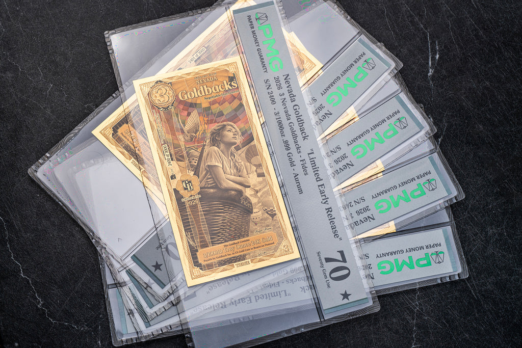 Limited Early Release Nevada 3 Goldback studio photo 3