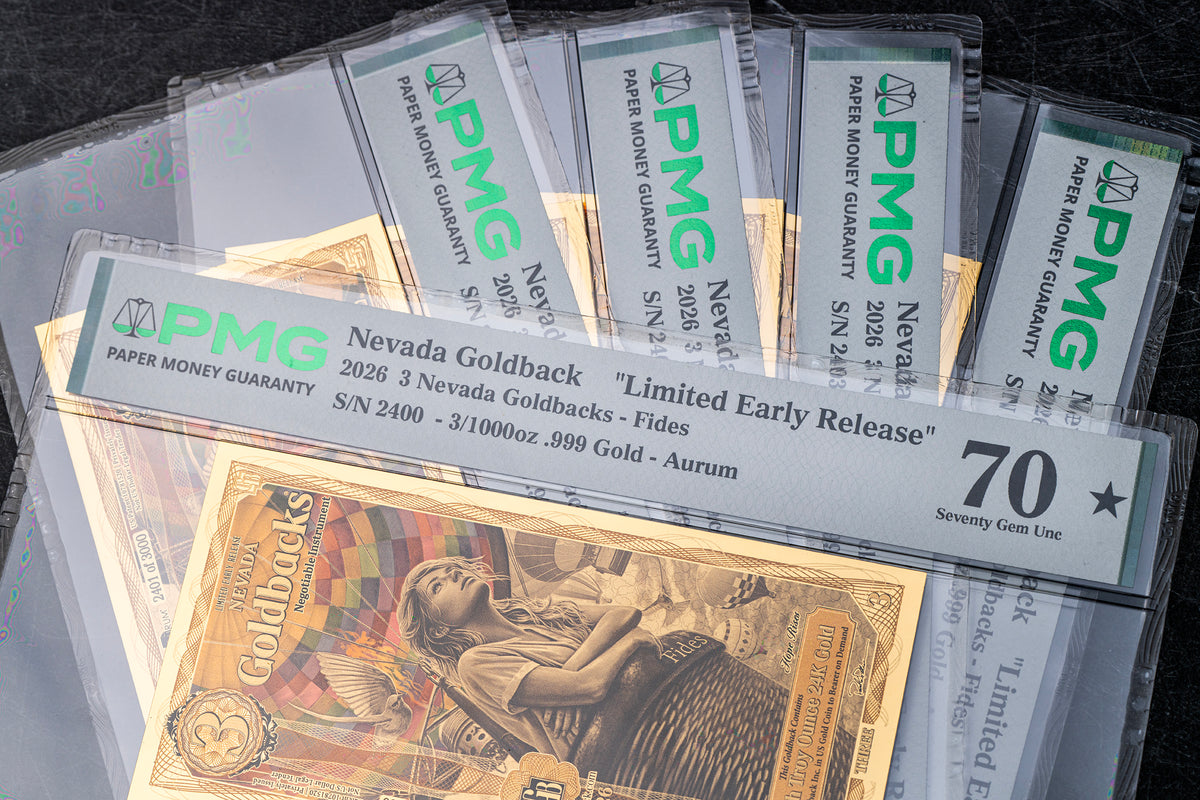 Limited Early Release Nevada 3 Goldback studio photo 4