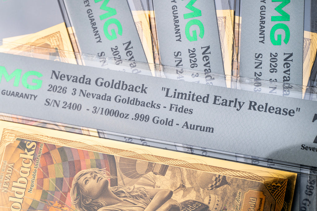 Limited Early Release Nevada 3 Goldback studio photo 7
