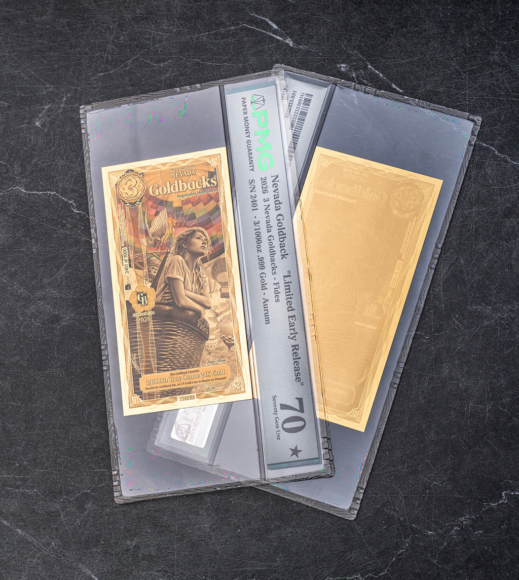 Limited Early Release Nevada 3 Goldback studio photo 10