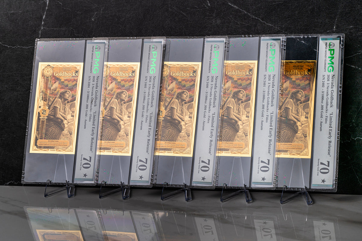 Limited Early Release Nevada 3 Goldback studio photo 16