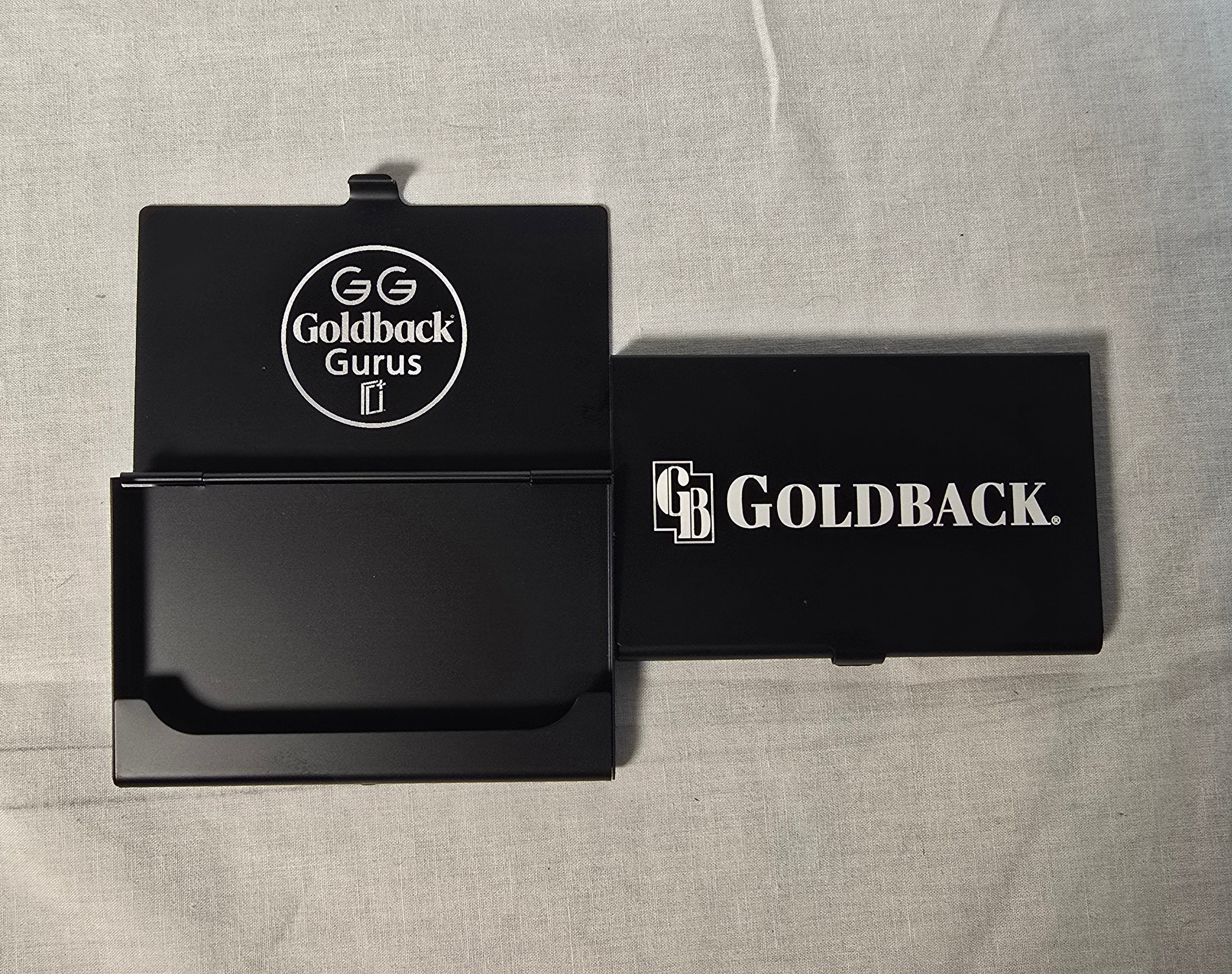 Goldback Gurus 1/4 Goldbacks Wallet Aluminum Metal Custom Engraved
