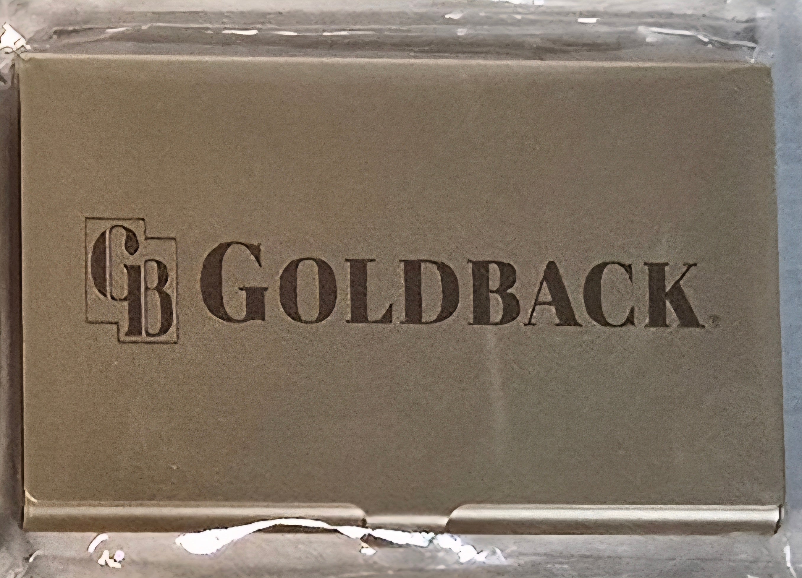 Goldback Gurus 1/4 Goldbacks Wallet Aluminum Metal Custom Engraved