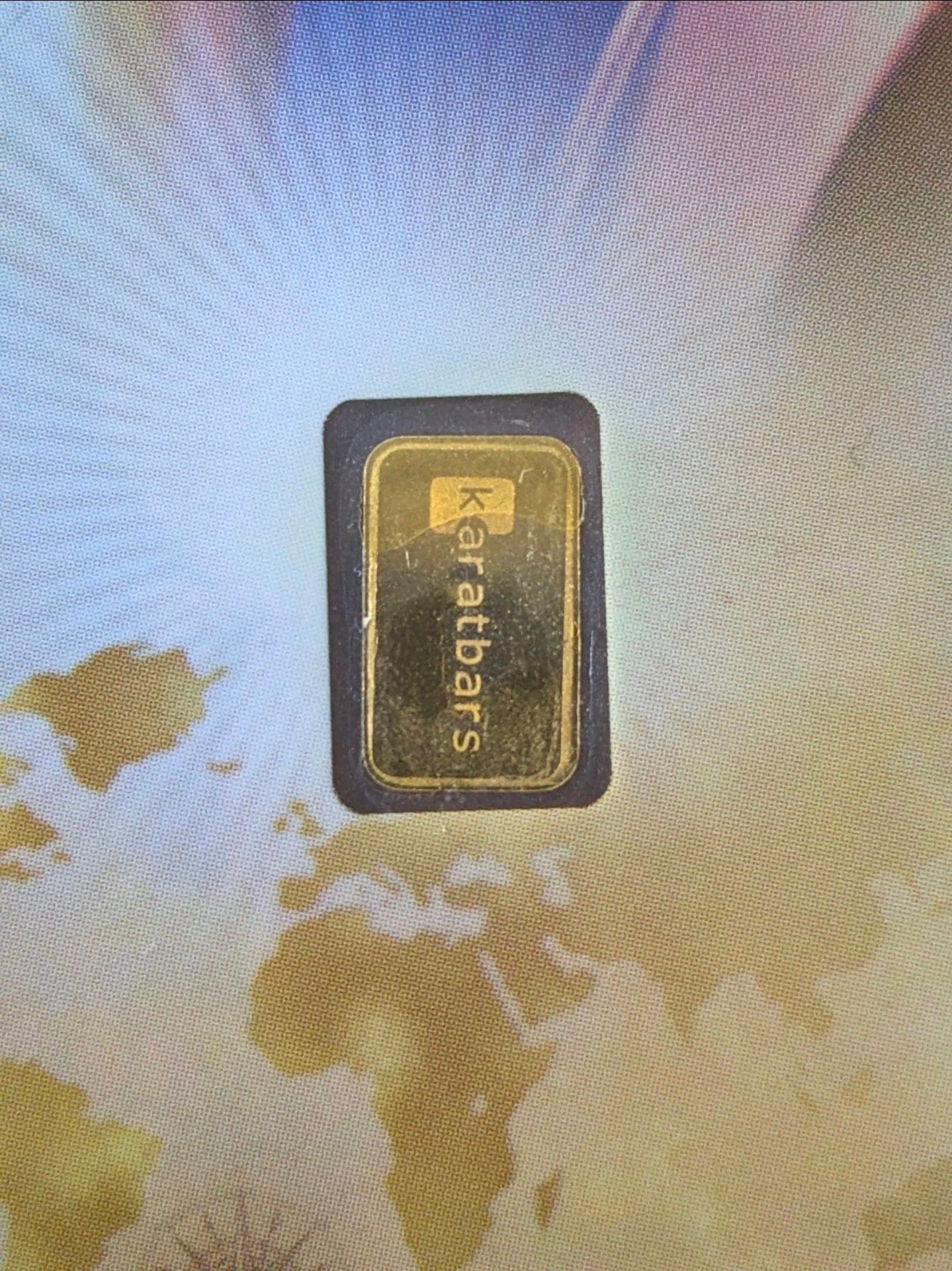 24K Gold Karatbars Nadir 1/10 0.1 Gram 999.9 Karatpay Cashgold